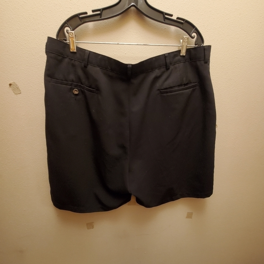 🍉 mens  Haggar size 38  black dress shorts - Picture 2 of 7